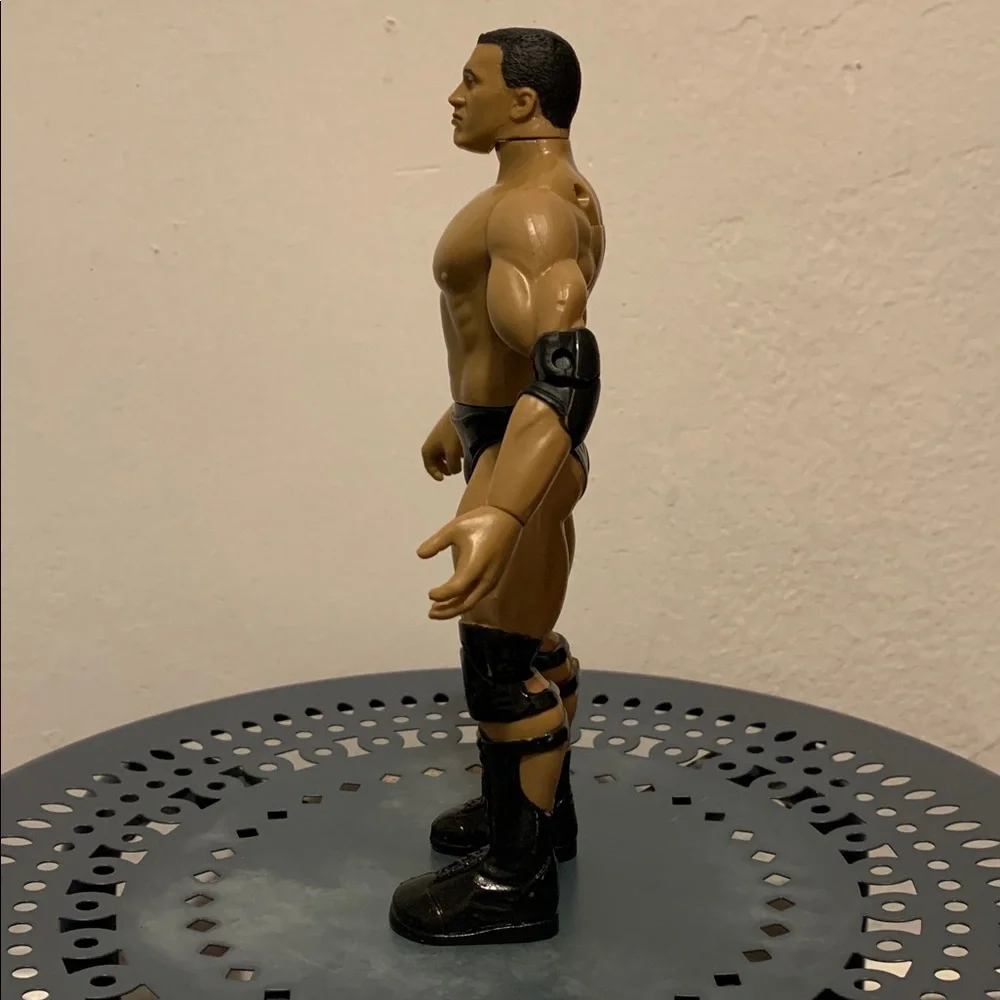 The Rock 2001 WWE Back Talking Slammers Jakks Pacific Figure - Picture 2 of 7